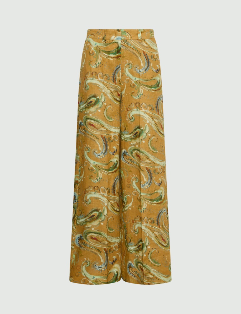 Pantalone a palazzo in lino - Marella