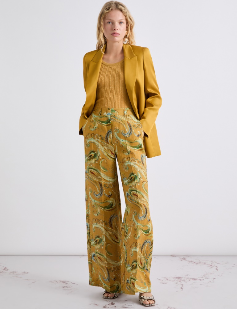 Pantalone a palazzo in lino - Marella