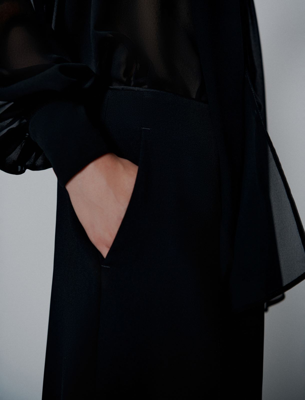 Envers satin shorts - BLACK - Marella - 5