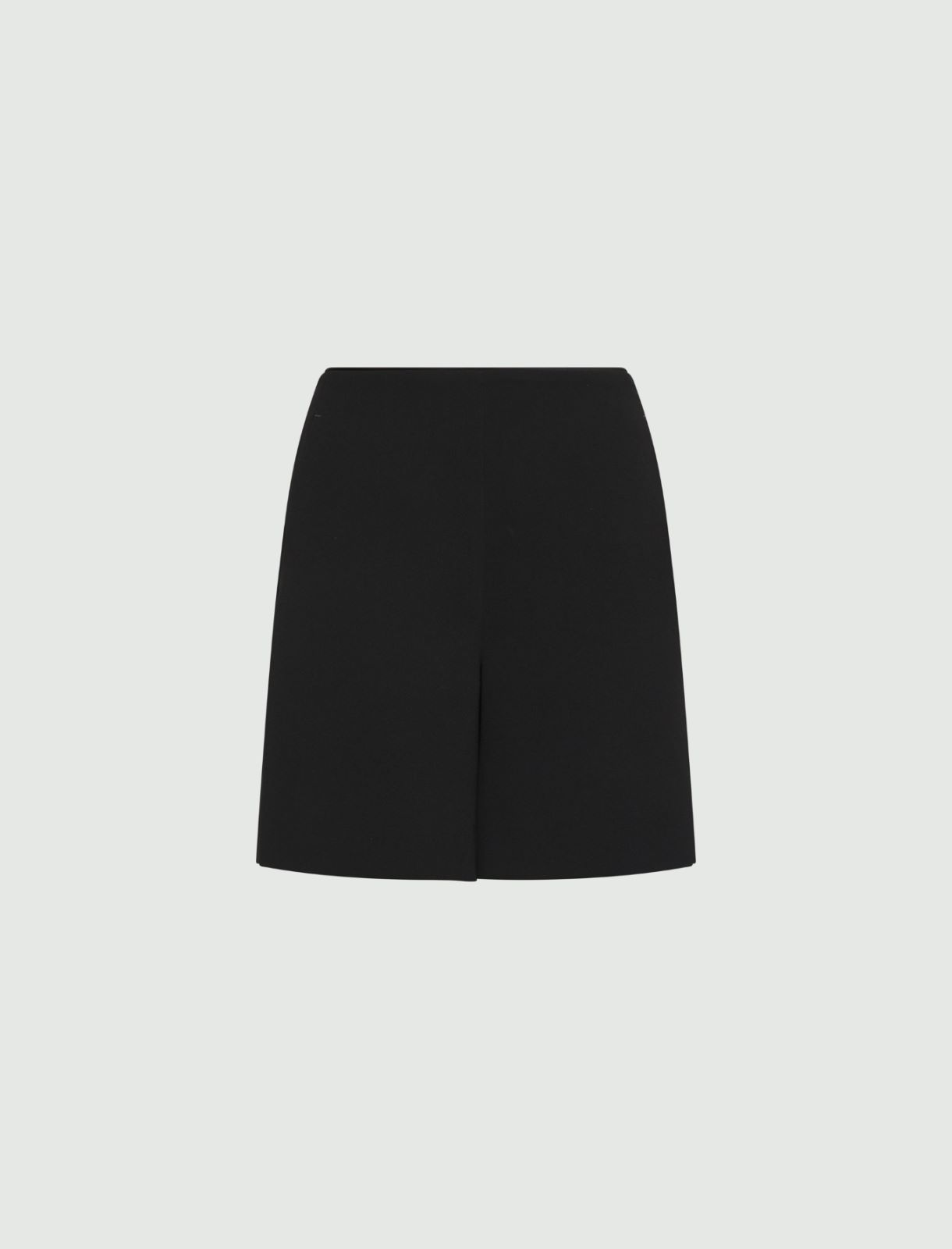 Envers satin shorts - BLACK - Marella
