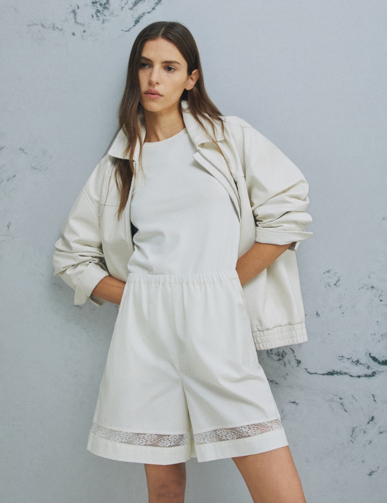 Shorts aus leichtem Popeline - Marella