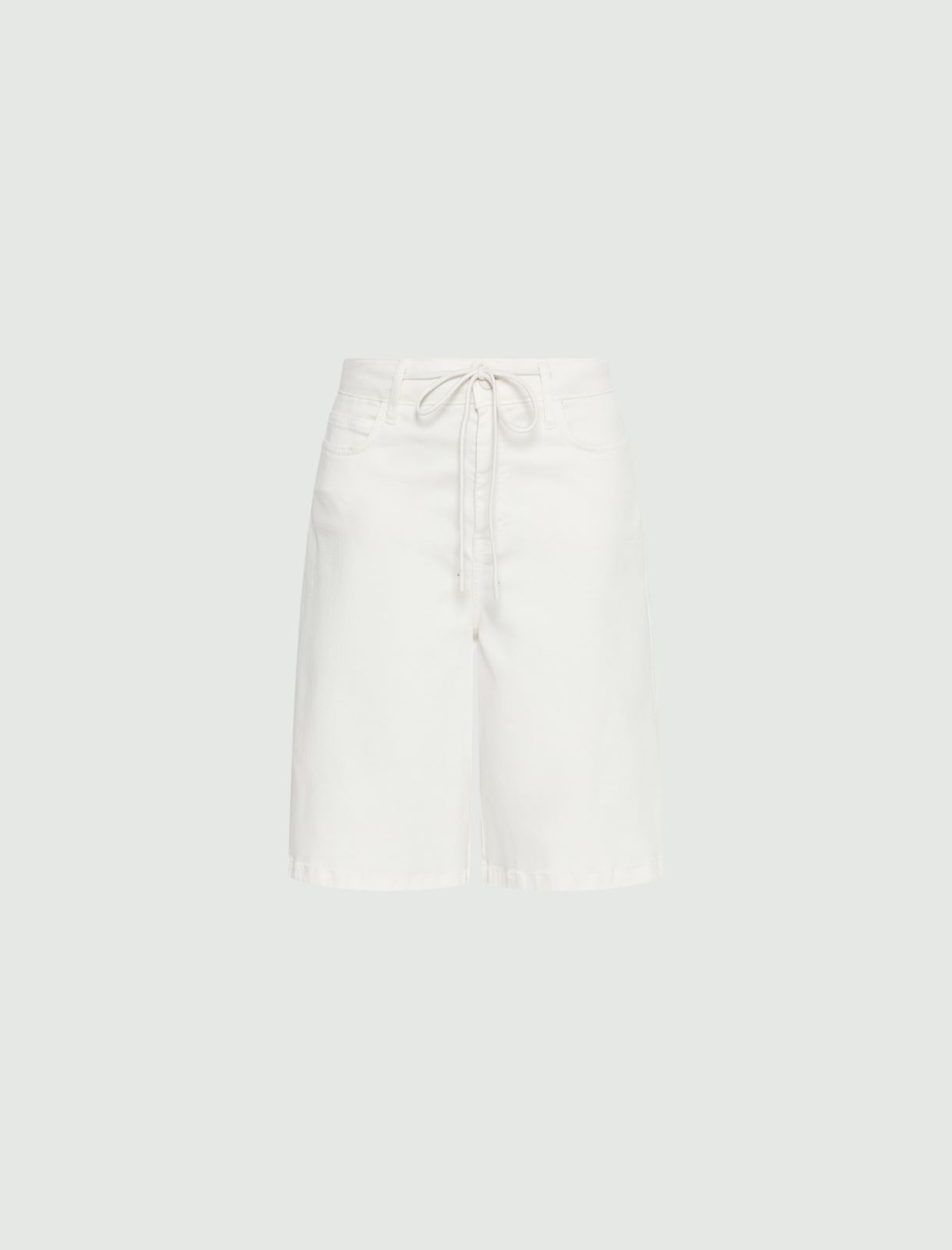 5-pocket Bermuda shorts - WOOL WHITE - Marella