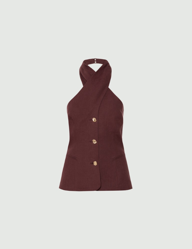 Criss-cross gilet - Marella