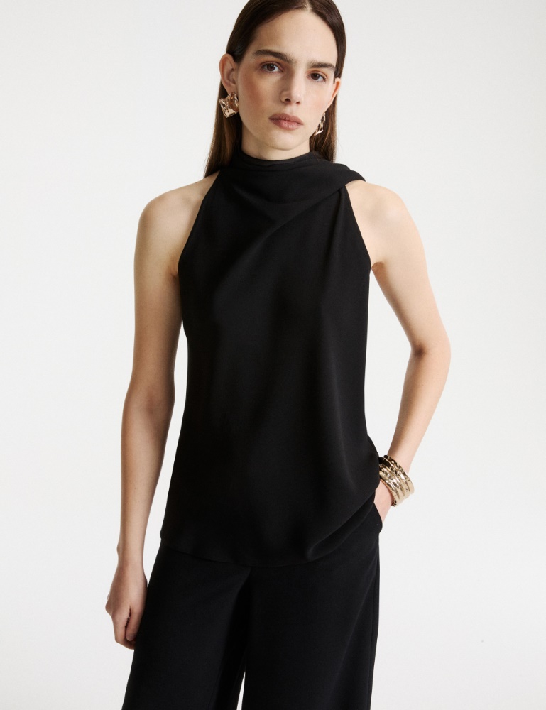 Envers satin halterneck top - Marella