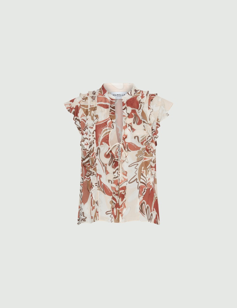 Printed georgette top - Marella