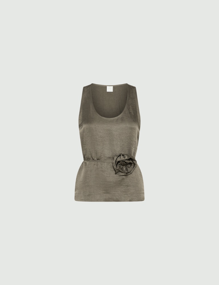 Top with matching flower - Marella