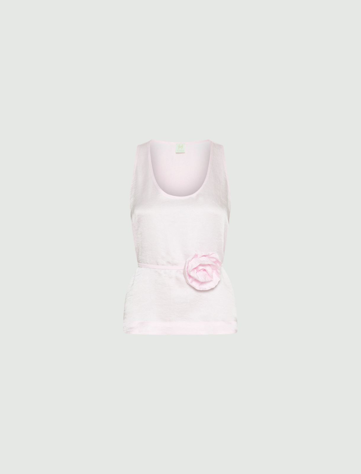 Top with matching flower - PINK - Marella