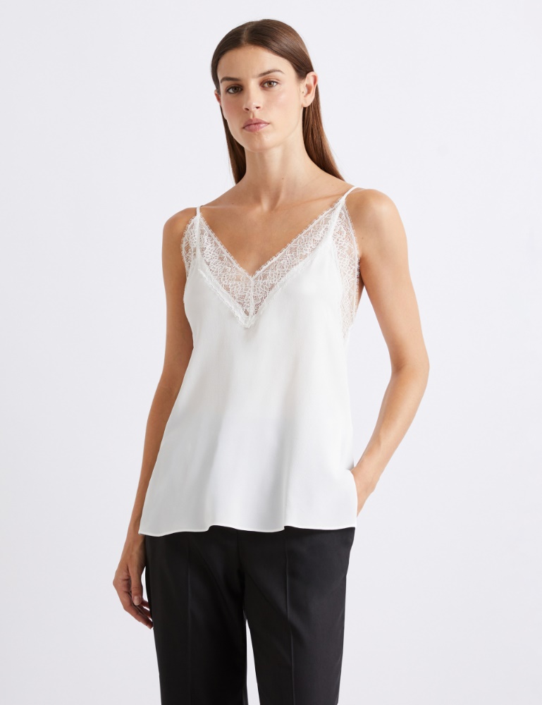 Silk-blend slip top - Marella
