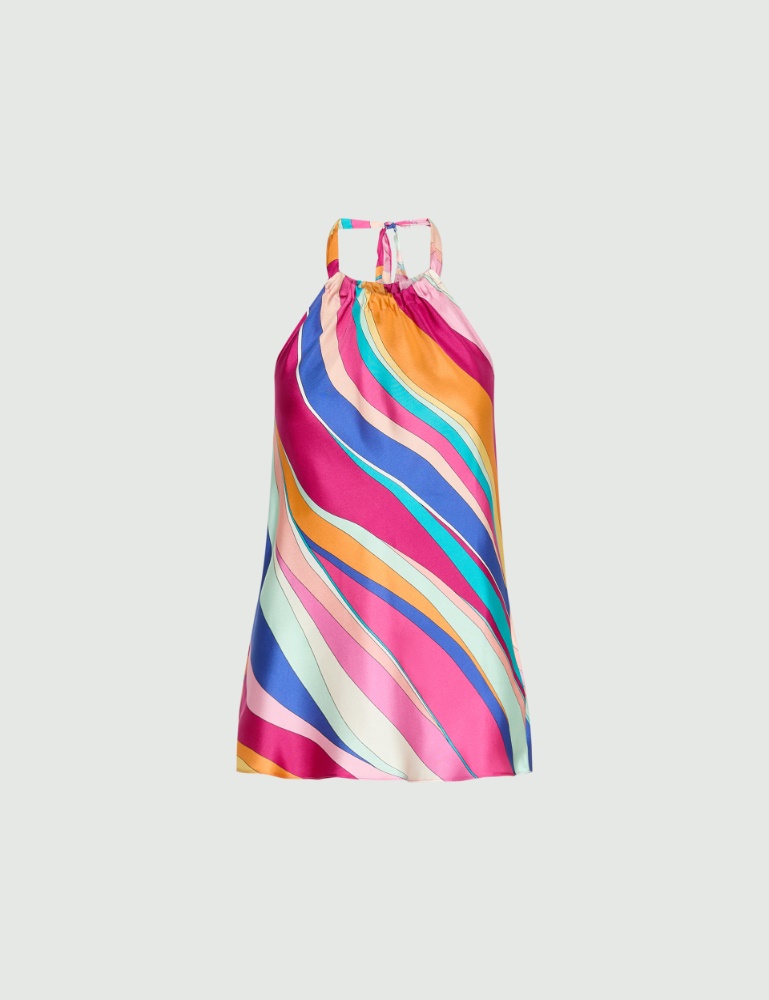 Silk halterneck top - Marella