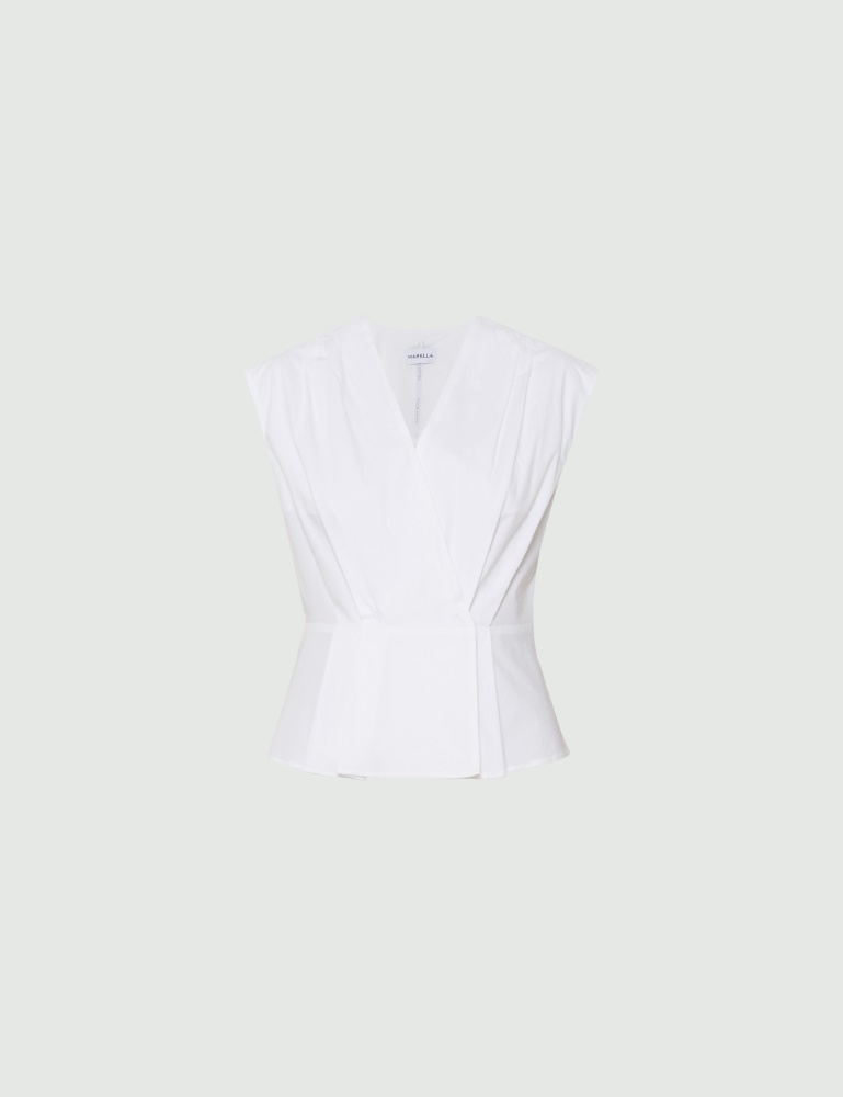 Ärmelloses Top aus Popeline - Marella