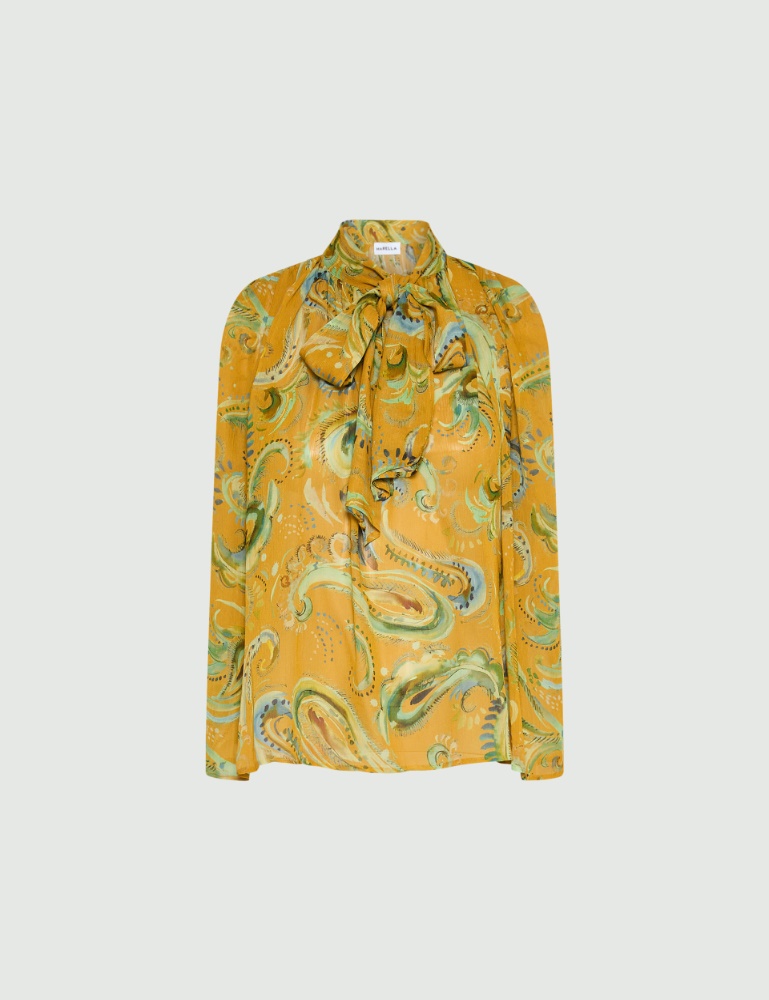 Ausgestelltes Top aus Crepon - Marella