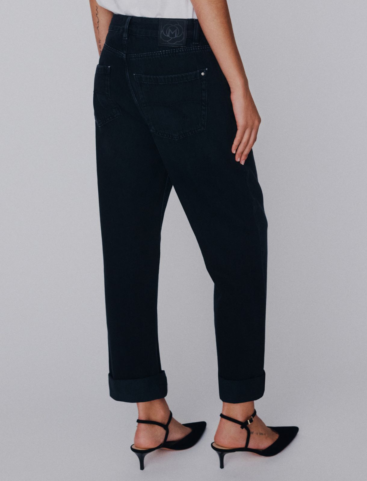Denim tomboy jeans - BLACK - Marella - 3