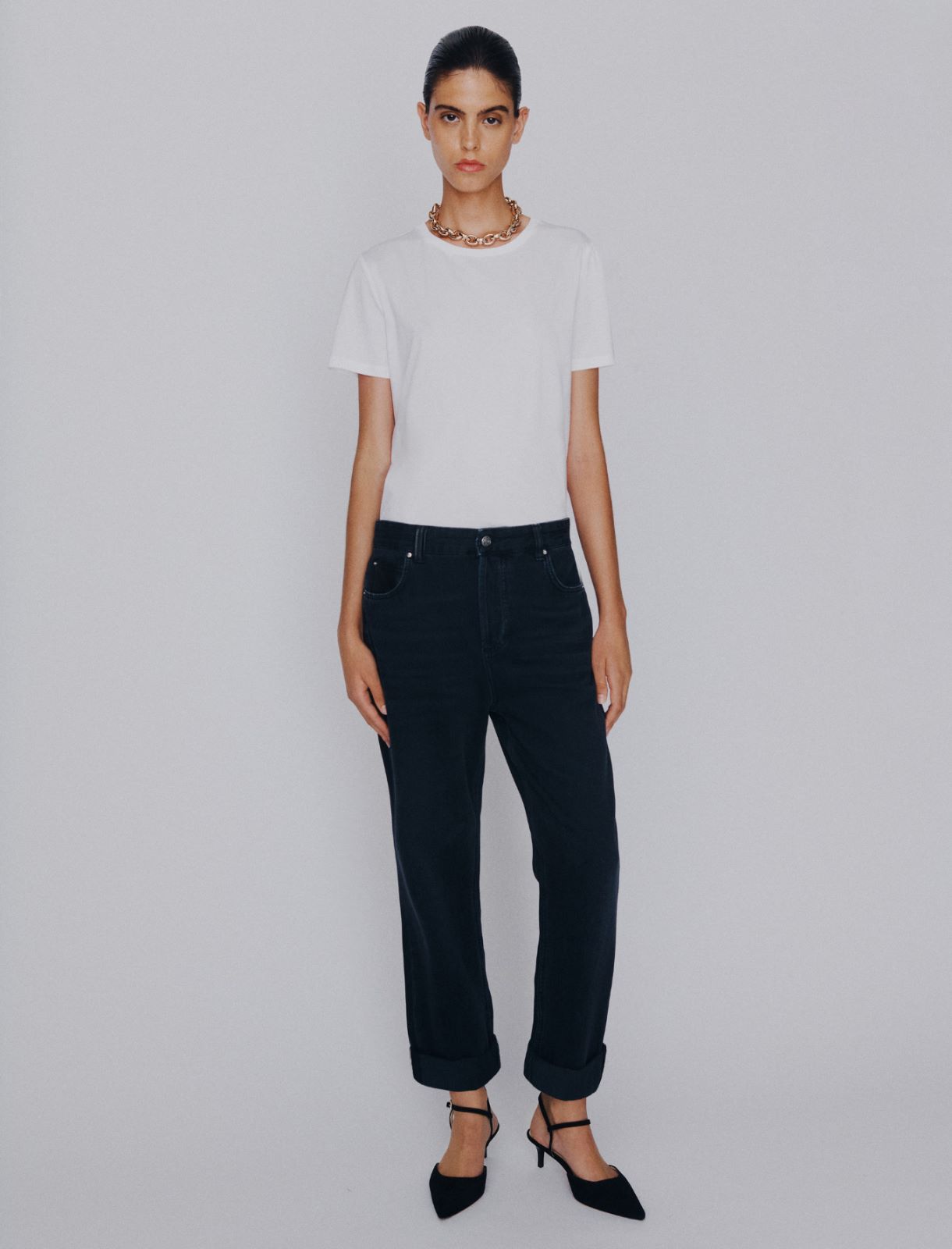 Denim tomboy jeans - BLACK - Marella - 4