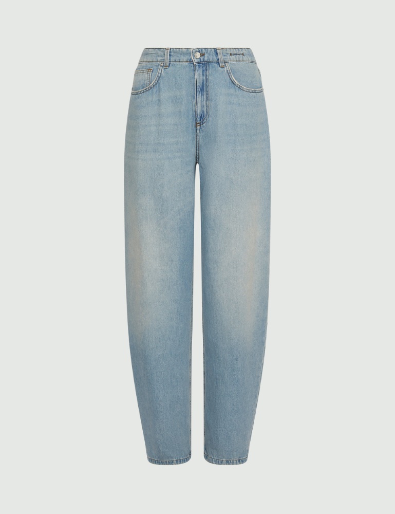 Denim barrel-leg jeans - Marella