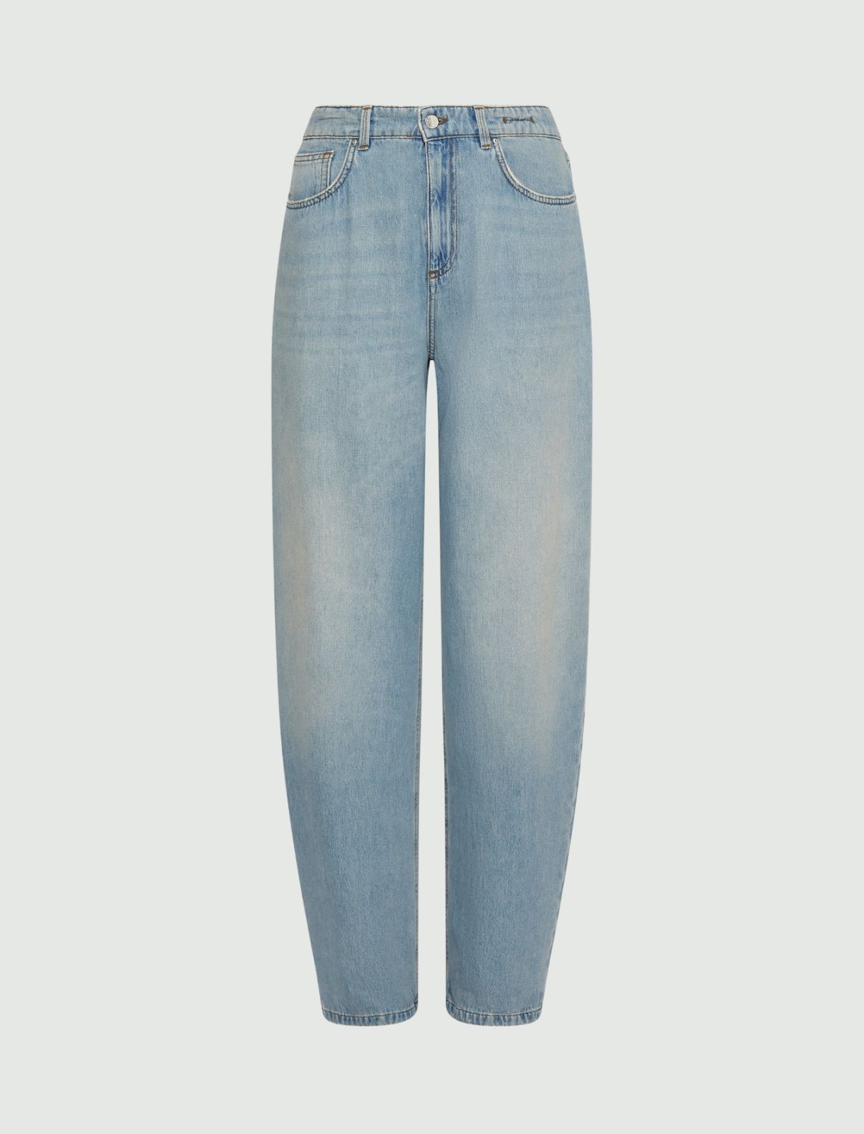 Denim barrel-leg jeans - DUST BLUE - Marella