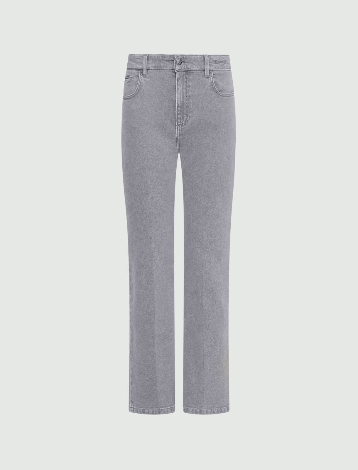 Jean new flare en denim stretch - GRIS MOYEN - Marella