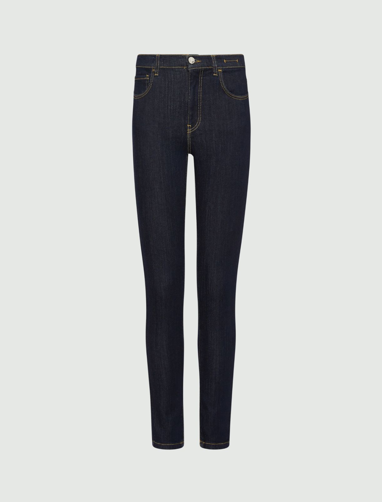High-waisted skinny jeans - CORNFLOWER BLUE - Marella