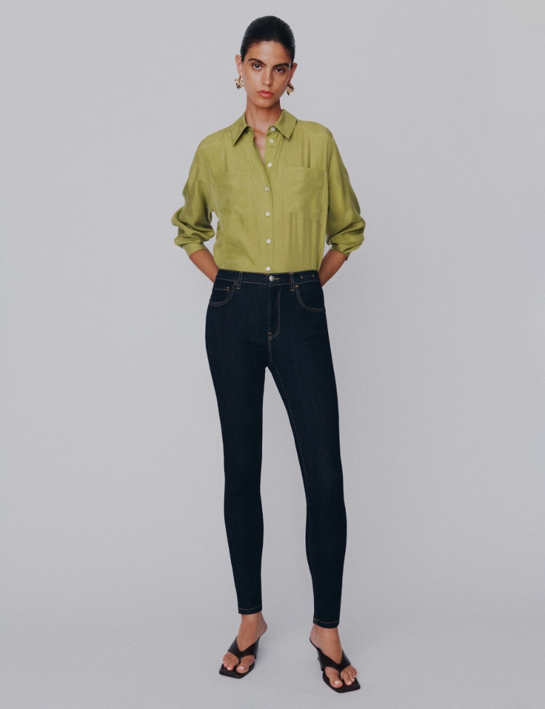 High-waisted skinny jeans - Marella