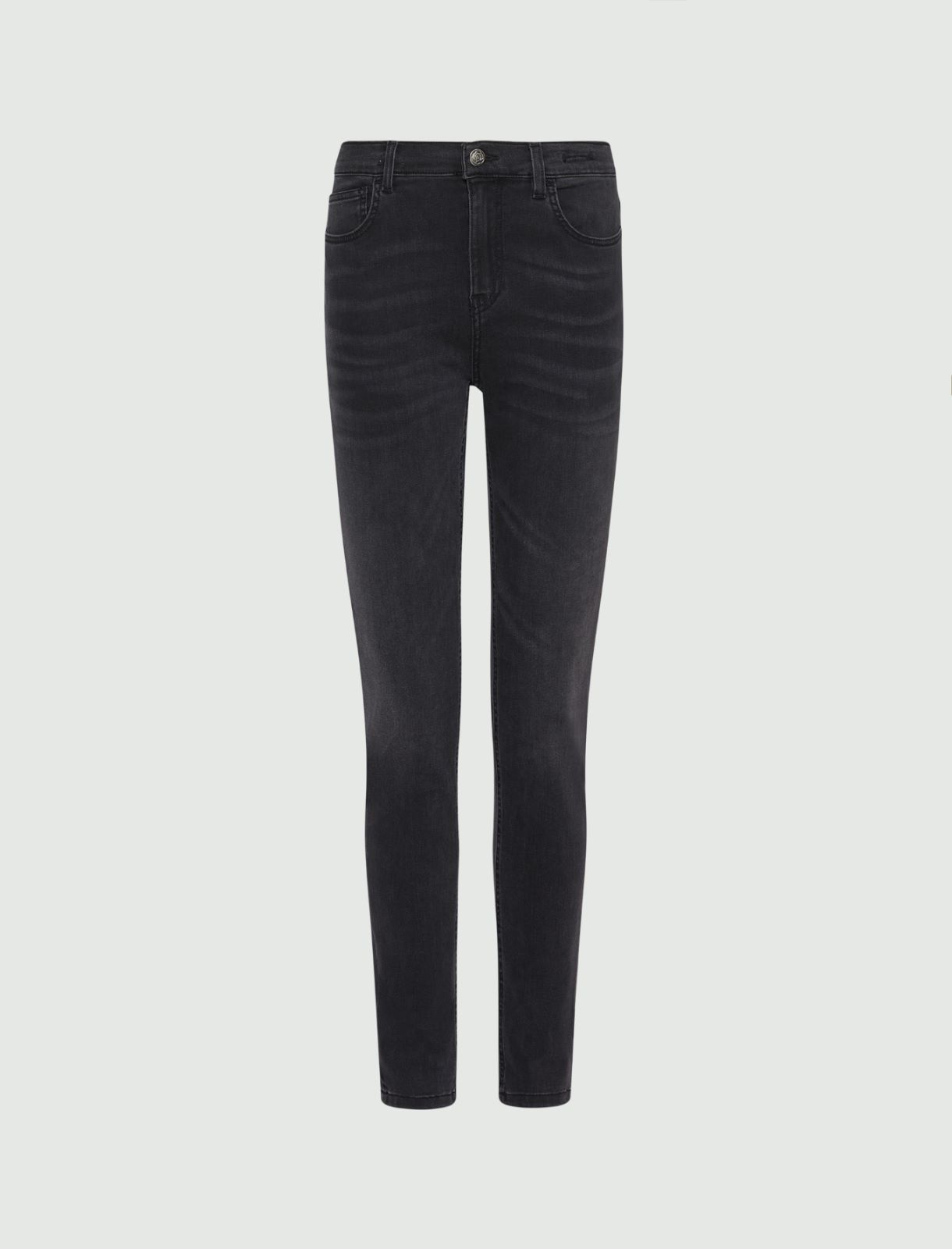 High-waisted skinny jeans - BLACK - Marella