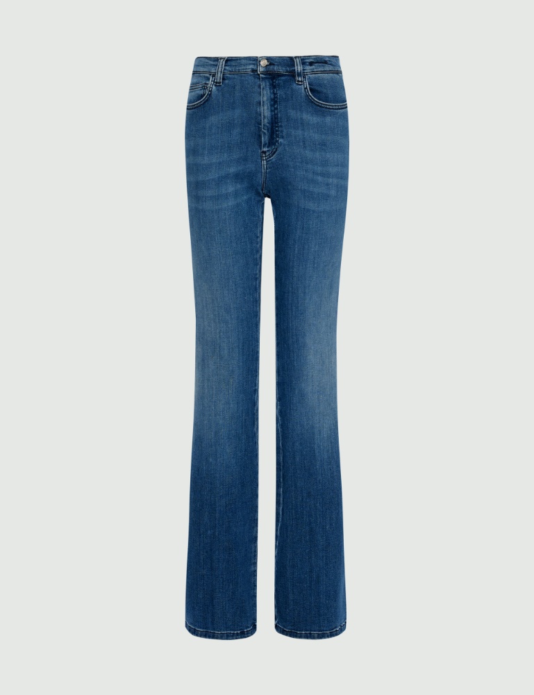 Soft denim bootcut jeans - Marella