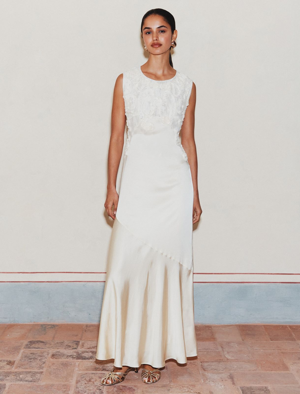 Cornely-embroidered dress - WOOL WHITE - Marella - 2