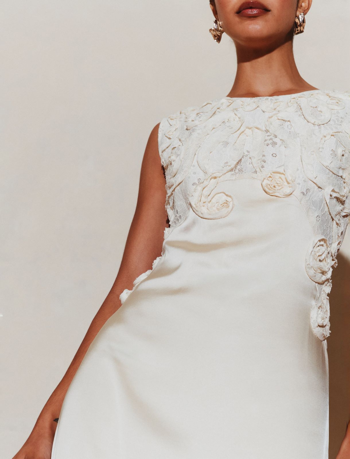 Cornely-embroidered dress - WOOL WHITE - Marella - 5