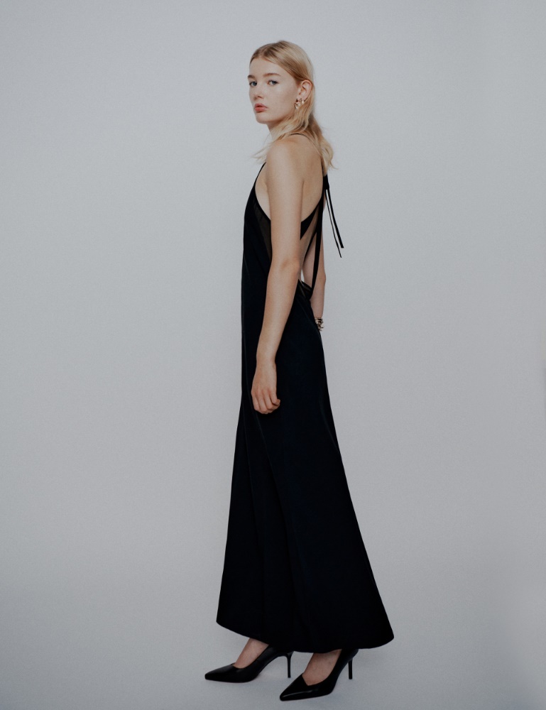 Long envers satin dress - Marella