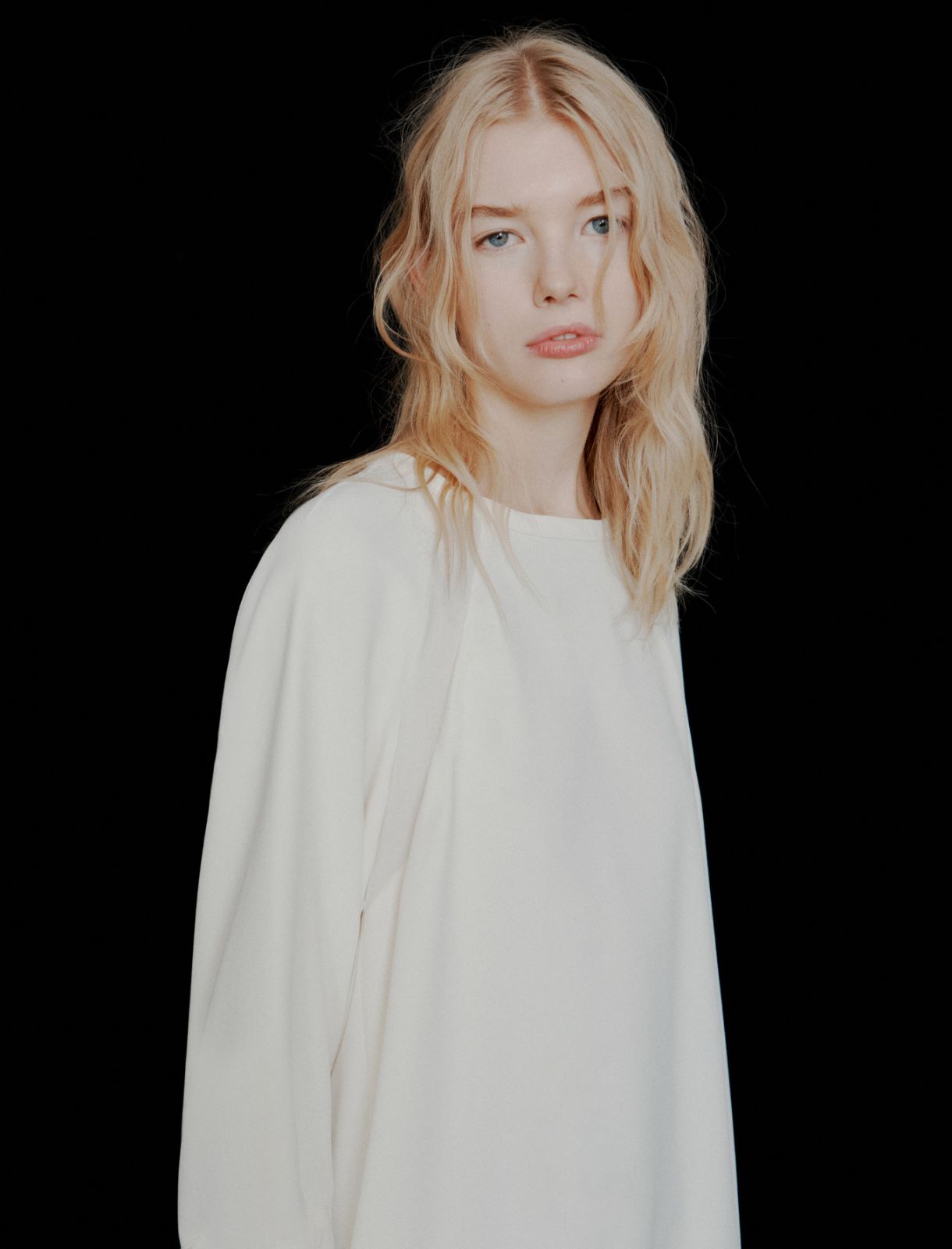 Kleid aus Envers-Satin-Crêpe und Georgette - WOLLWEIB - Marella - 5