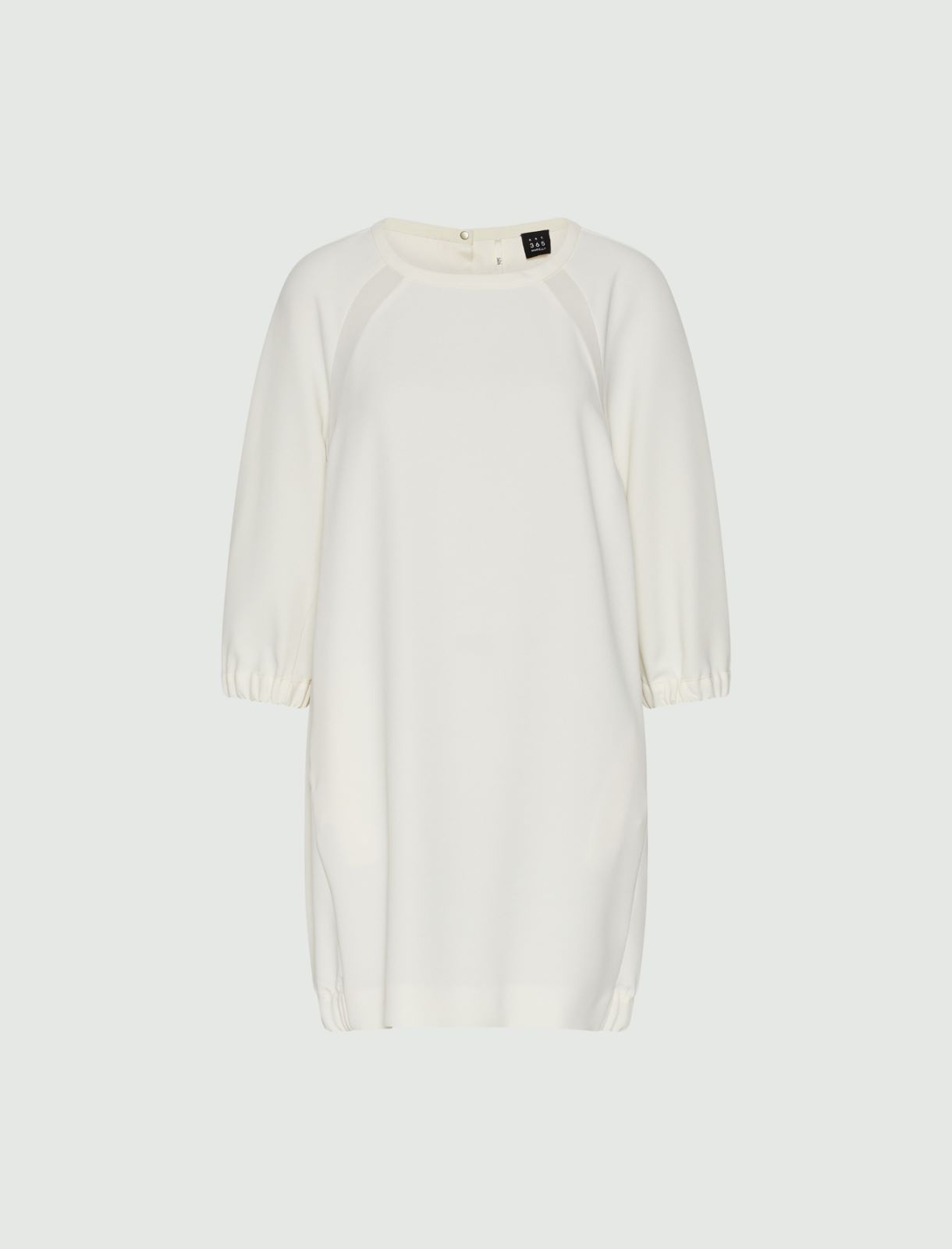 Kleid aus Envers-Satin-Crêpe und Georgette - WOLLWEIB - Marella