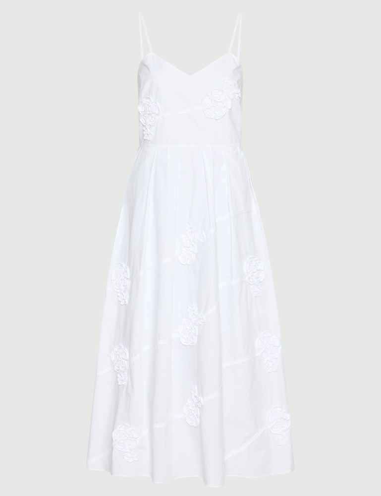 Kleid aus bestickter Popeline - Marella