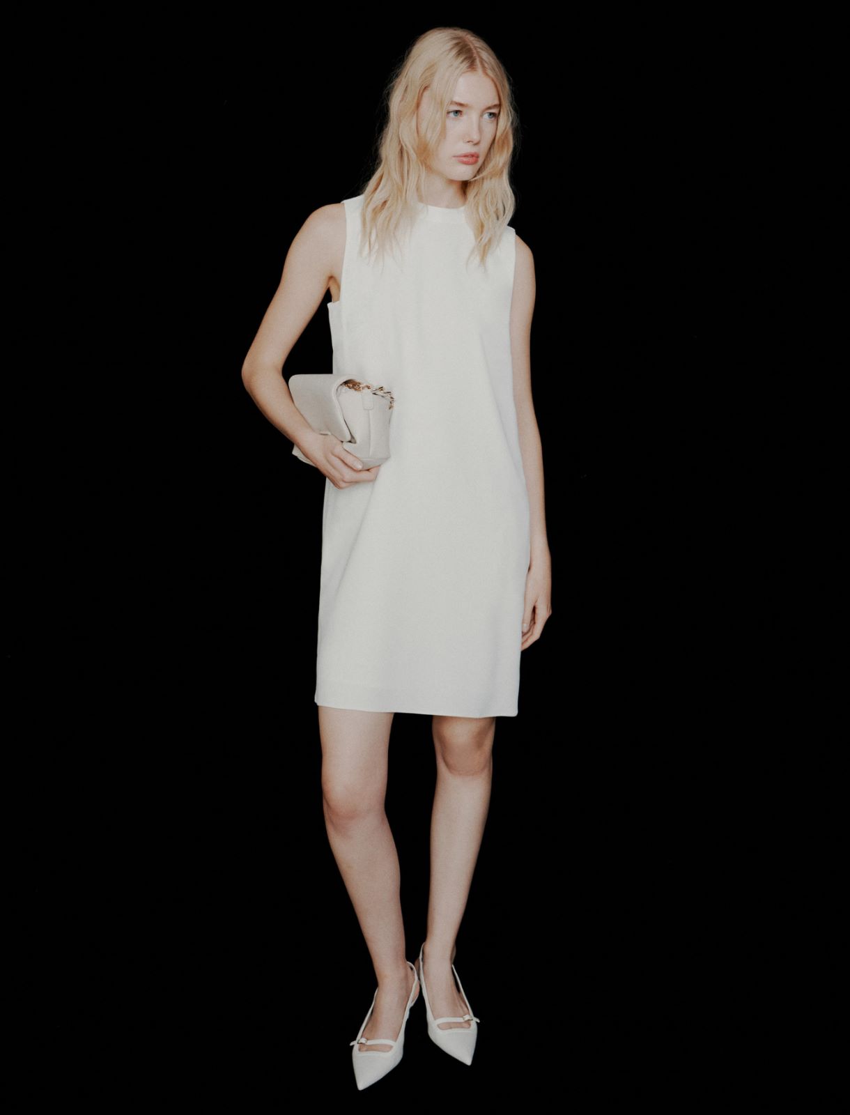 Ärmelloses Kleid aus Envers-Satin - WOLLWEIB - Marella - 2