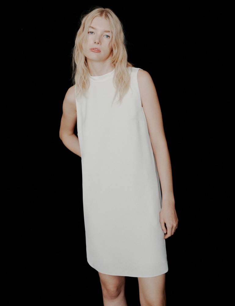 Ärmelloses Kleid aus Envers-Satin - Marella