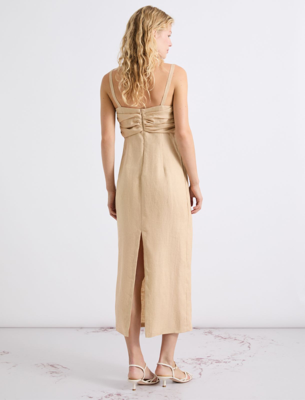 Pure linen sheath dress - BUCK - Marella - 3