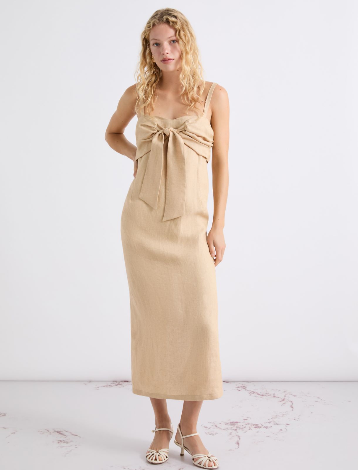 Pure linen sheath dress - BUCK - Marella - 4