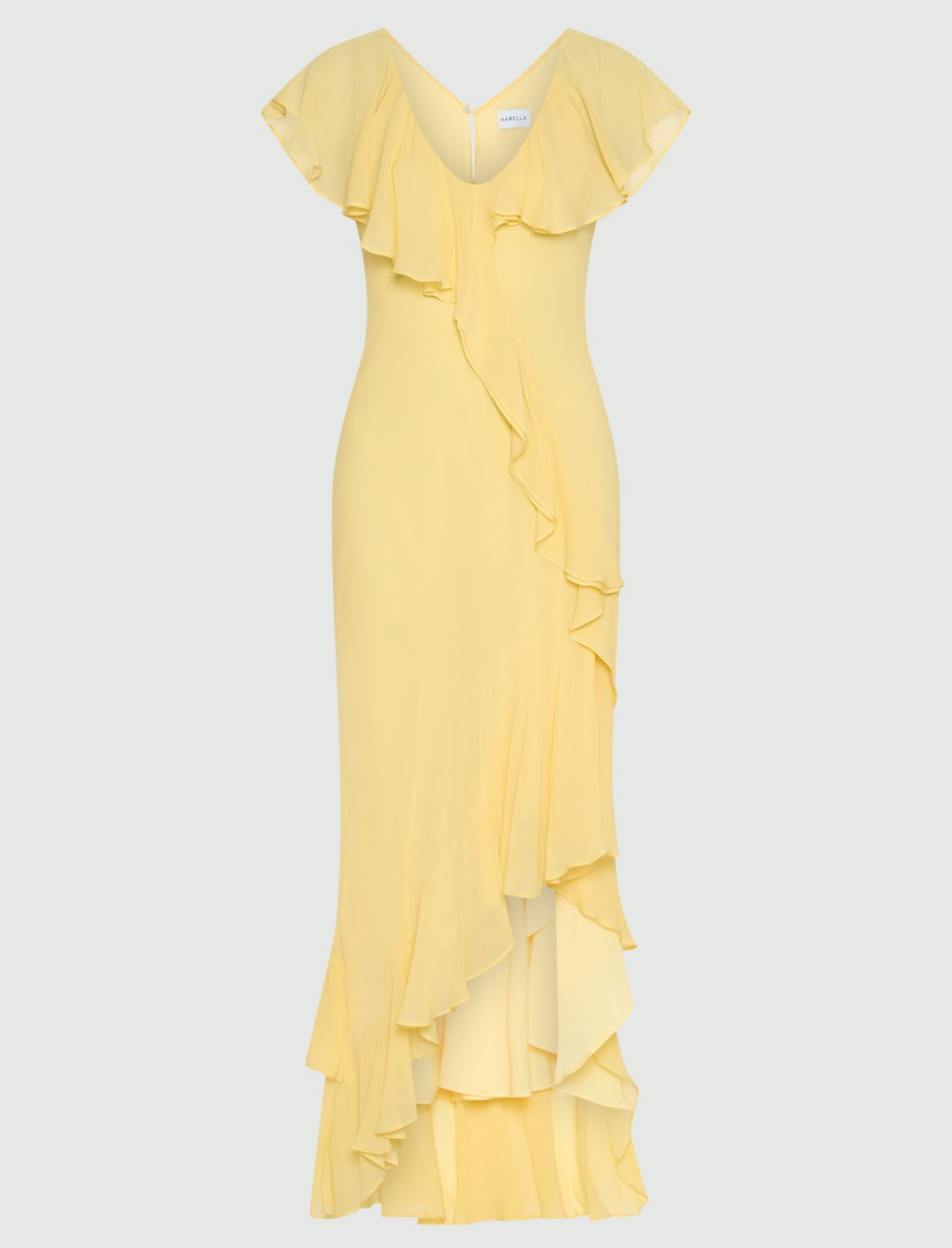Ruffle dress - YELLOW - Marella