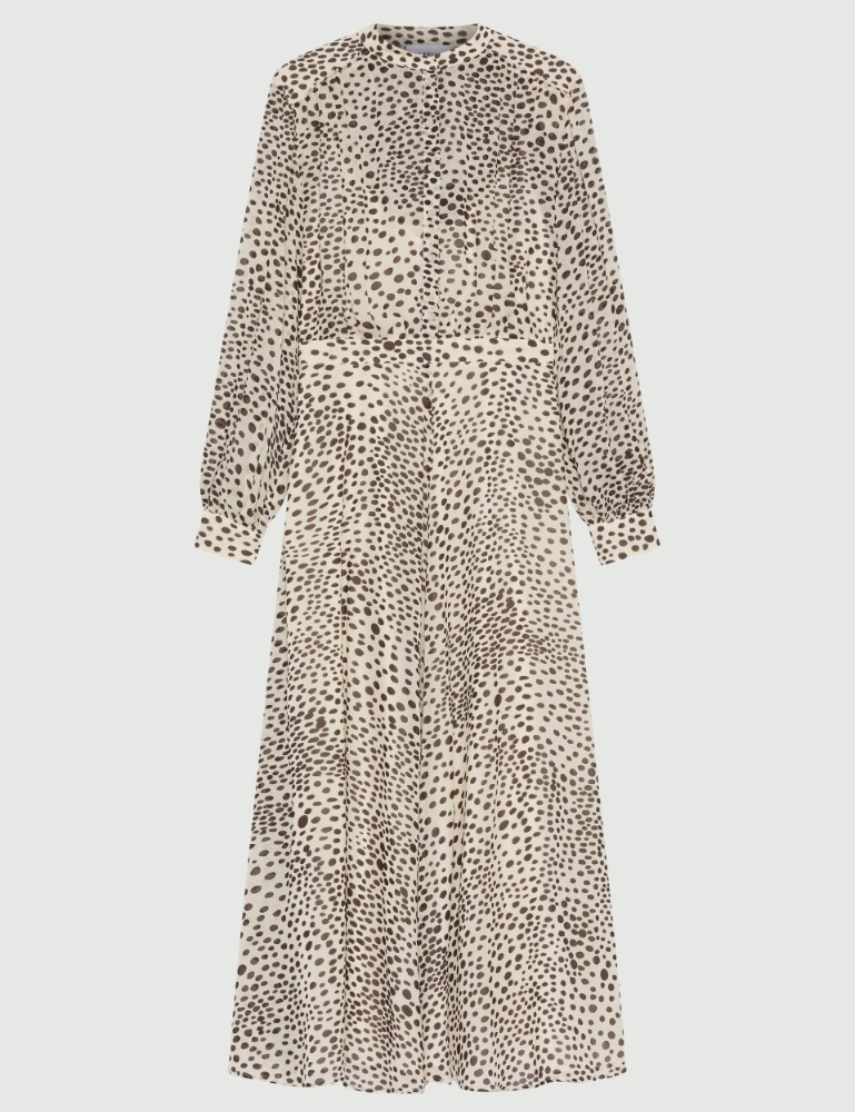 Chemisier lungo in georgette stampata - Marella