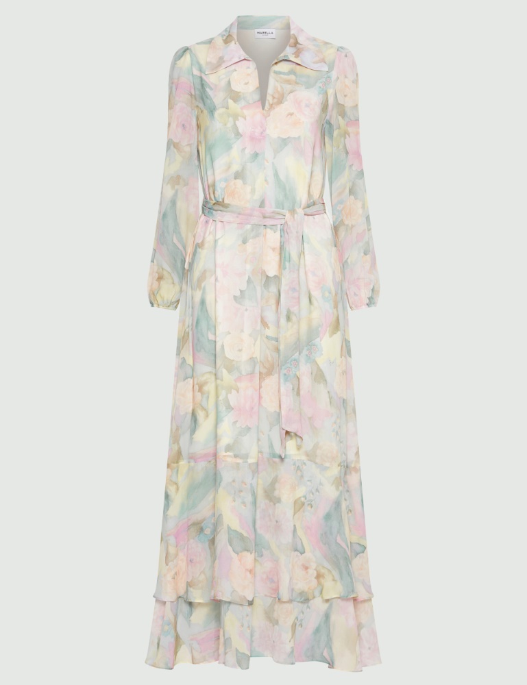 Long printed georgette dress - Marella