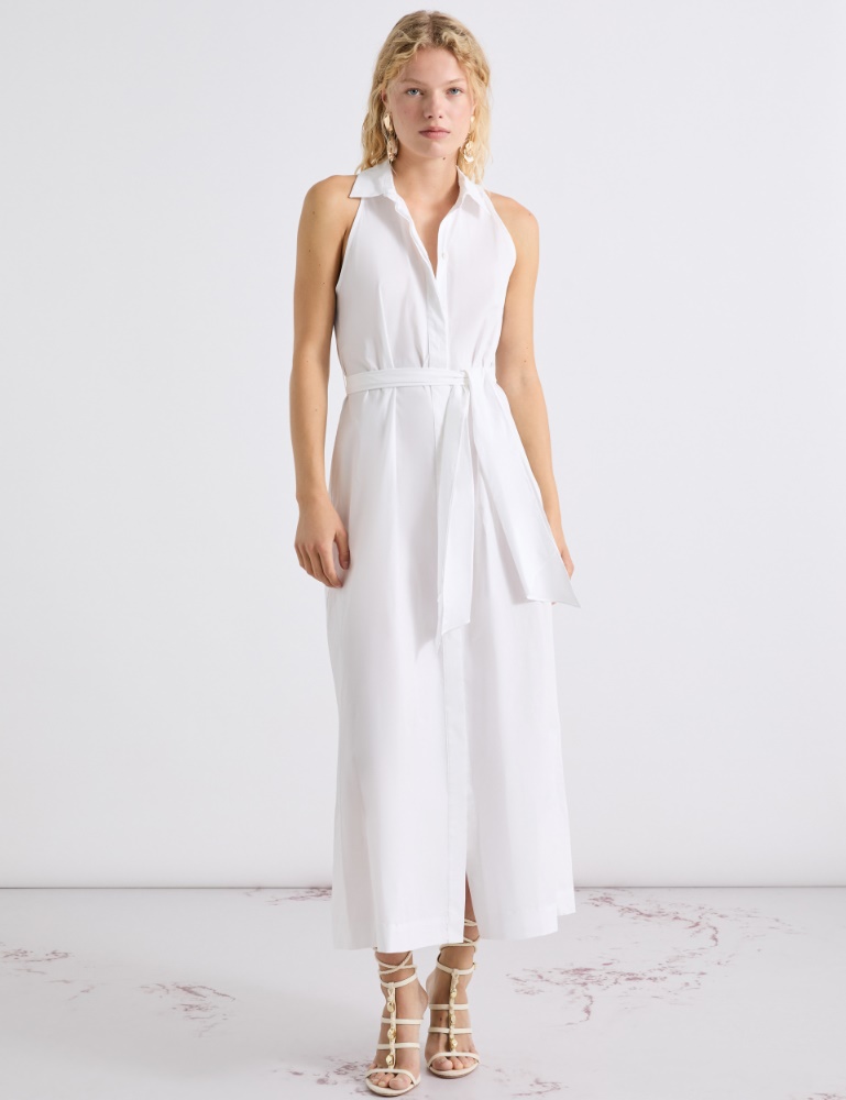 Ausgestelltes Kleid aus Popeline - Marella