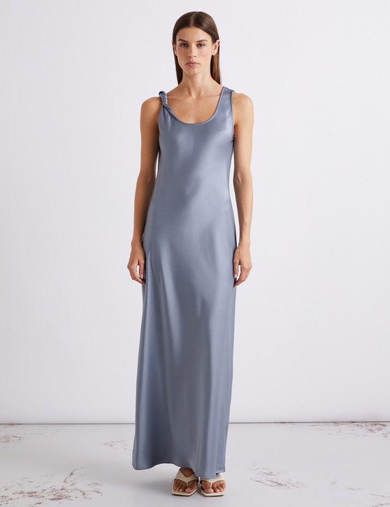 Kleid mit Trägern aus Satin - Marella