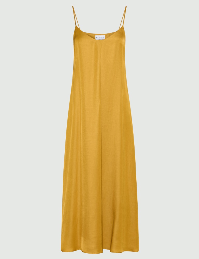 Linen-blend gabardine slip dress - Marella