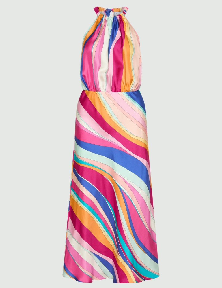 Langes Kleid aus Seidentwill - Marella