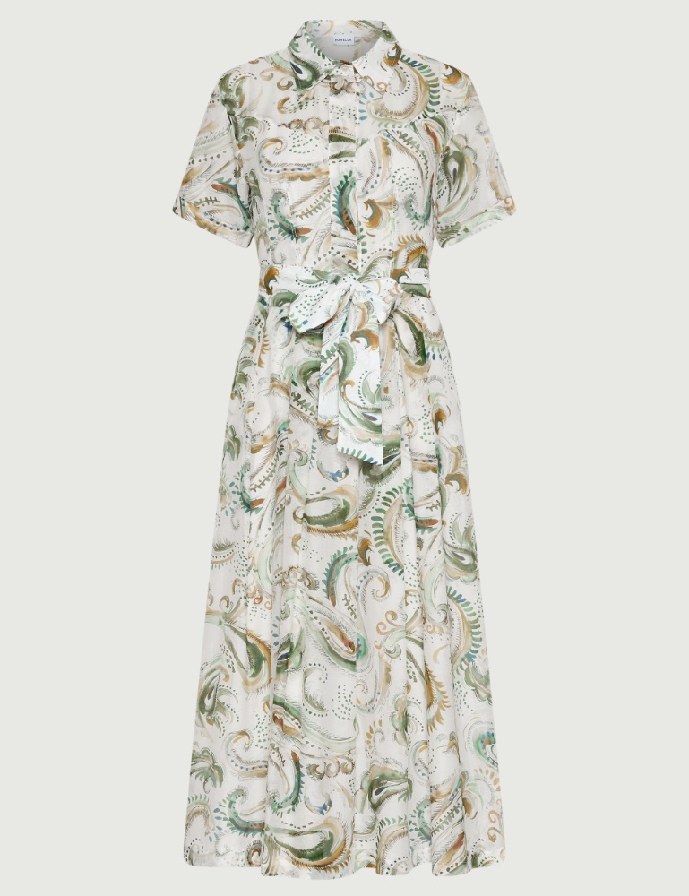 Kleid aus Baumwollvoile und Seide - Marella