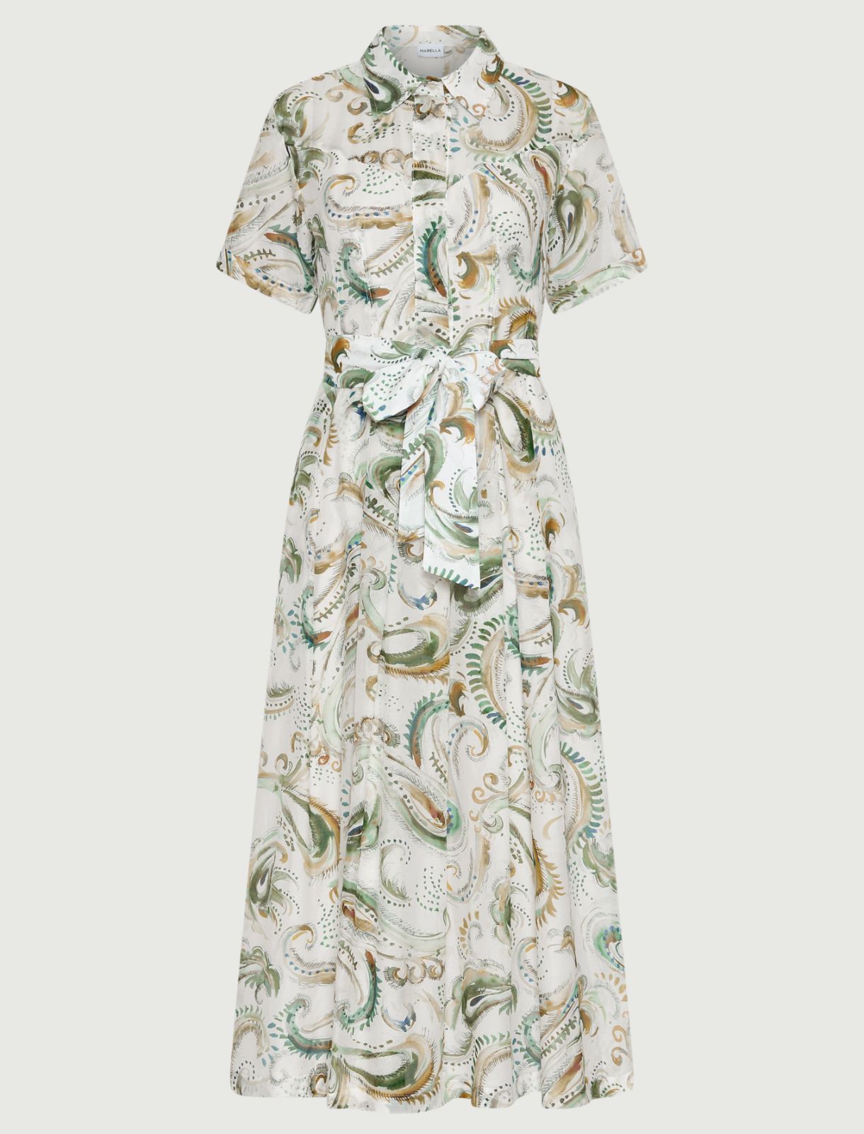 Kleid aus Baumwollvoile und Seide - WEISS - Marella