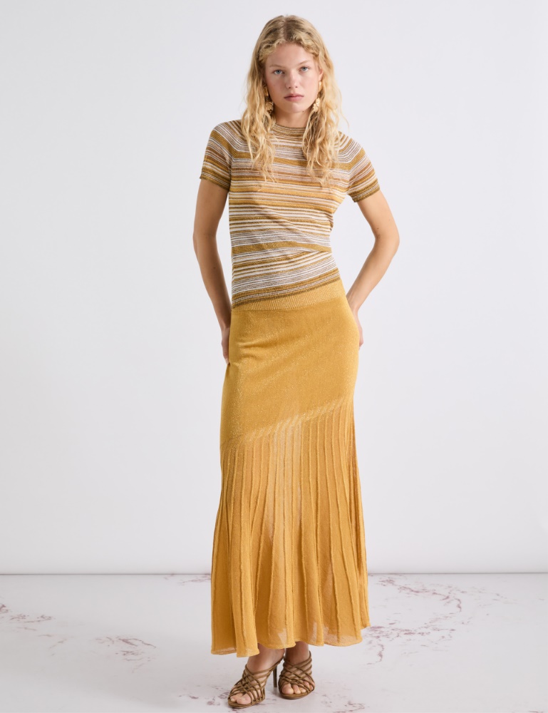 Diagonal-yoke skirt - Marella