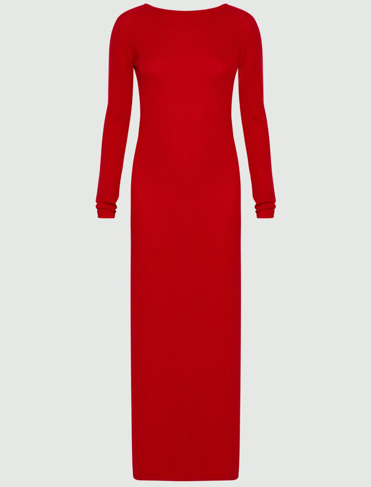 Slim-fit cashmere dress - RED - Marella