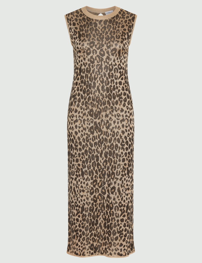 Jacquard knit midi dress - Marella