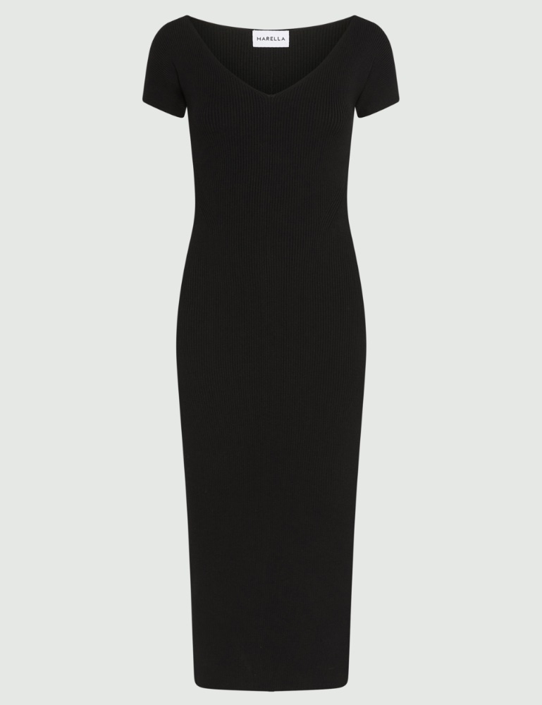Viscose-knit calf-length dress - Marella