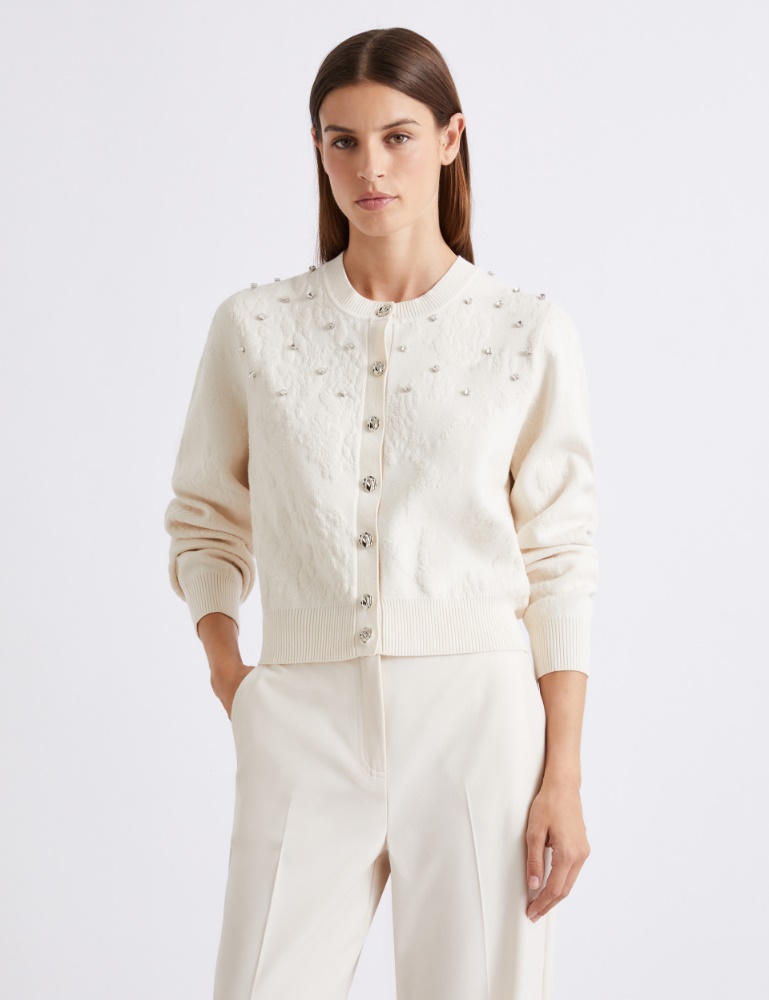 Cardigan en viscose et coton - Marella