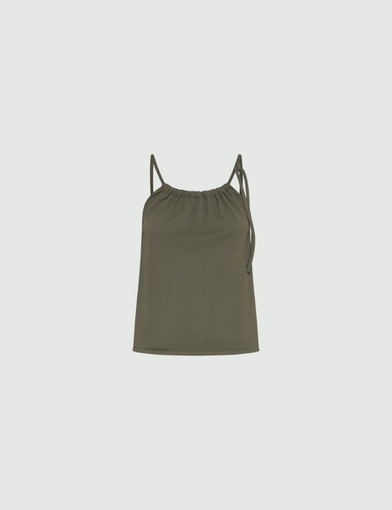 Sleeveless viscose top - Marella