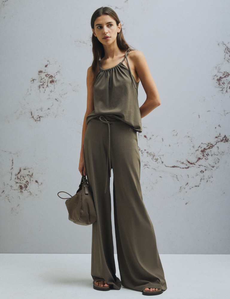 Sleeveless viscose top - Marella